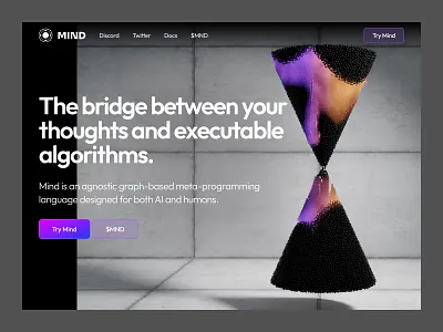 AI Mind Landing Page landing web design
