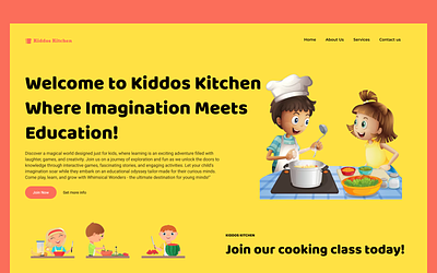 Kids Website Design kids kids website product design ux design web design