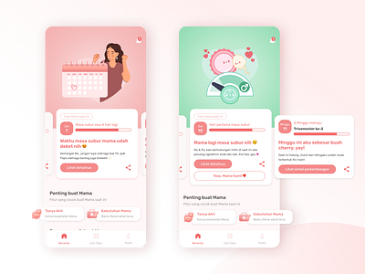 UI/UX design for Pregnancy Plan 3d branding graphic design mobile apps pregnancy plan pregnancy tracker ui uiux design ux design