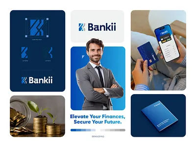 Bankii Brand Identity bank banking brading brand brand design brand identity branding branding design creative design creative logo design graphic design illustration logo logoinspiration logomark ui