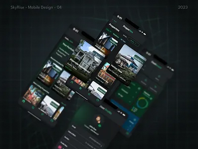 SkyRise - Mobile App Design Exploration app design design mobile app design ui ux web design