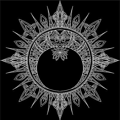 ✦ concept mandala art ✦ graphic design mandala ornament symmetry