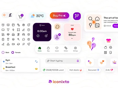 Iconixto user interface icons appdesign design design system free icons graphic design icon design icon pack icon set iconography mobile app design product design ui ui icons ui kit ui ux design uidesign user interface design user interface icons ux design web design
