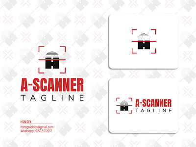 A-Scaner Logo Design logomark