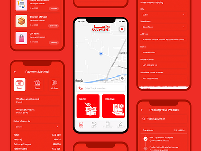 Courier Pickup & Delivery App Development Like Aramex & Postmate aramex app clone best app developer devicebee courier delivery app delivery app development dubai devicebee mobile app development dubai on demand app development dubai postmates app clone