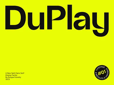 DuPlay Typeface advertising apparel branding display edo font graphic design healdine helvetica identity instagram layout logo magazine poster sans serif social media sport typeface typography