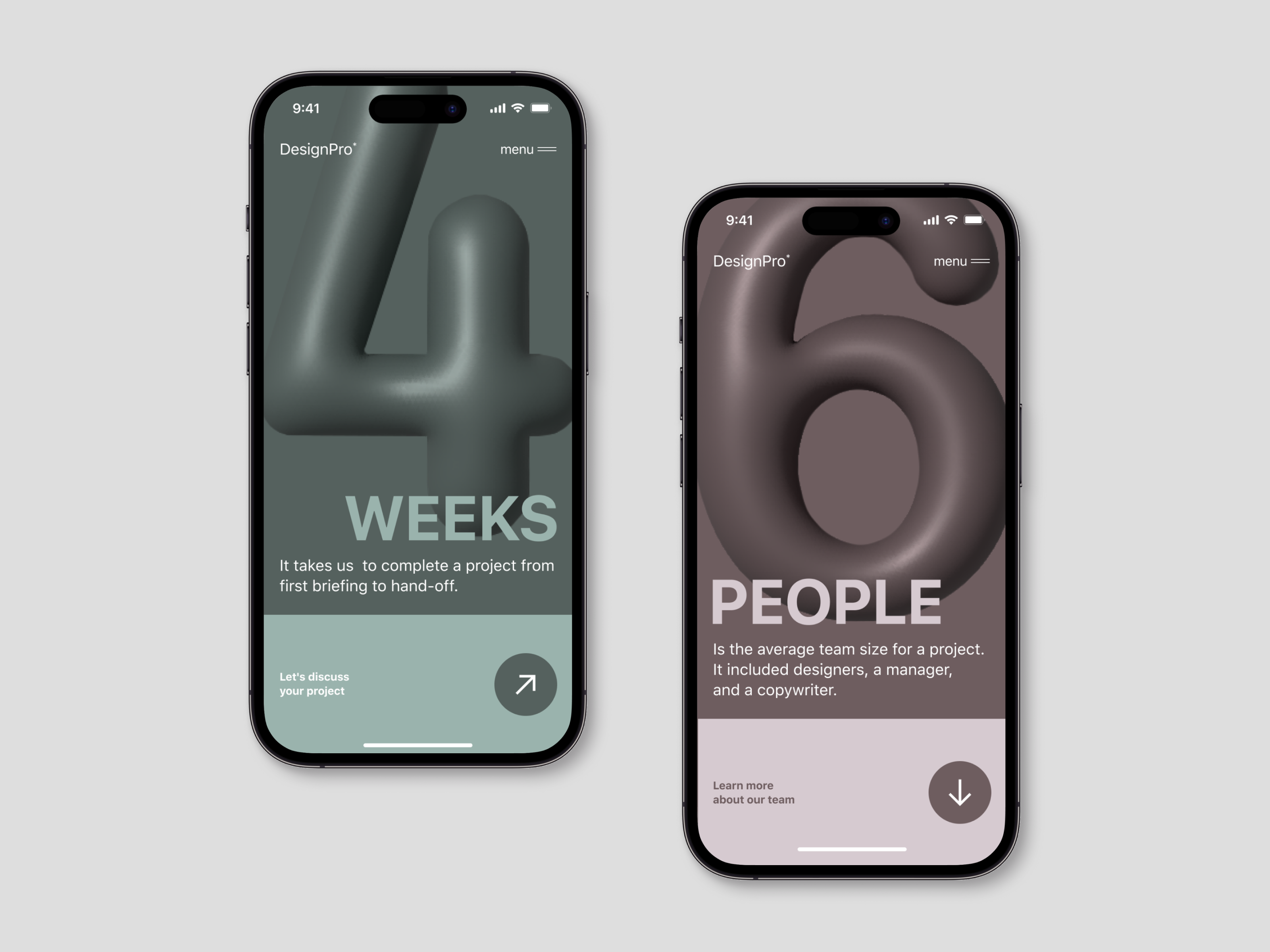 Design Studio Website Concept design concept graphic design minimalistic design mobile soft colors visual design web web design