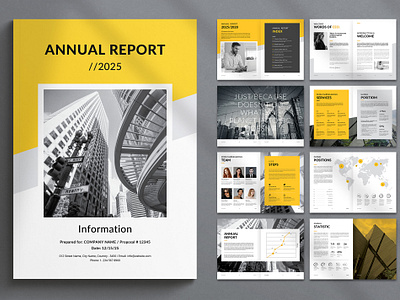 Annualreportbrochuretemplate designs, themes, templates and ...