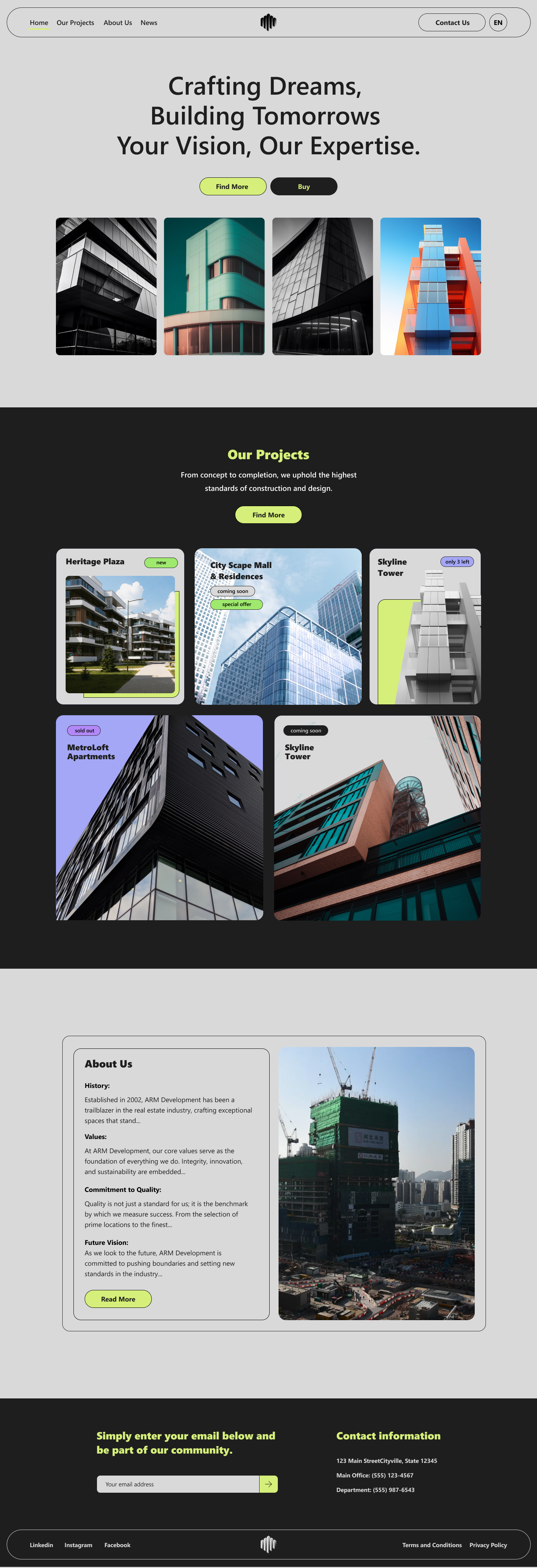 Arm Development Group architecturaldesign architecturalexcellence buildingdesign buildingdevelopment builtenvironment constructioninnovation constructionmanagement propertydevelopment realestatedevelopment uiux urbanplanning webdesign