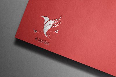 Hi Tech Bird Flying Logo Design branding design graphic graphic design illustration logo vector