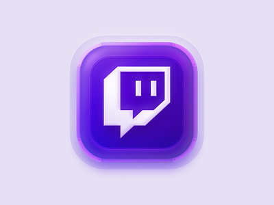Day 21 - Twitch 🍬 app icon art branding design icon icon set illustration logo style ui visual design