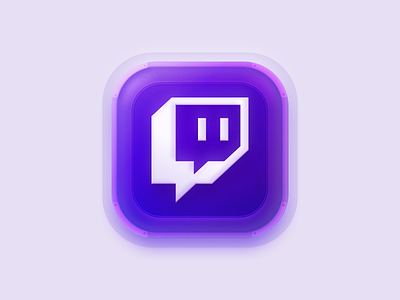 Day 21 - Twitch 🍬 app icon art branding design icon icon set illustration logo style ui visual design