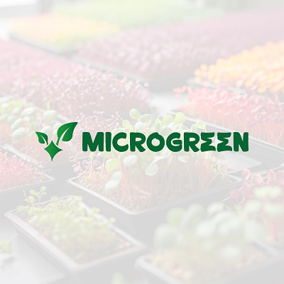 Micro green product logo