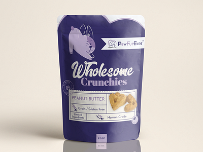 #Lastwork - Funny dog's treats packaging branding fun packaging packagingillustration petbrand pouchdesign