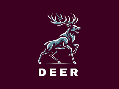 Deer Logo big brand branding buck club clubs deer exclusive hunting logo logo for sale ui ux vector