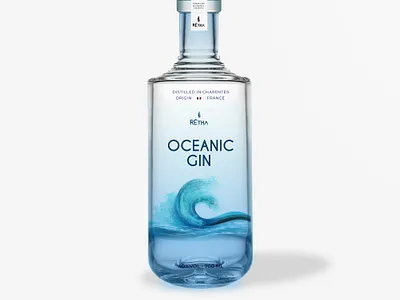 #Lastwork - The Air of the French Open Sea bottle bottlelabel brand branding design graphic design labeldesign packaging