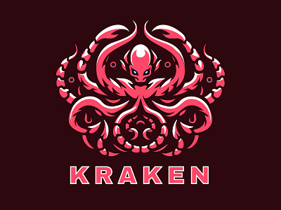 Kraken Logo agency animal beast branding business corporate creative entertainment kraken kraken logo logo logos marketking logo octopus rounded stylish ui ux vector wild