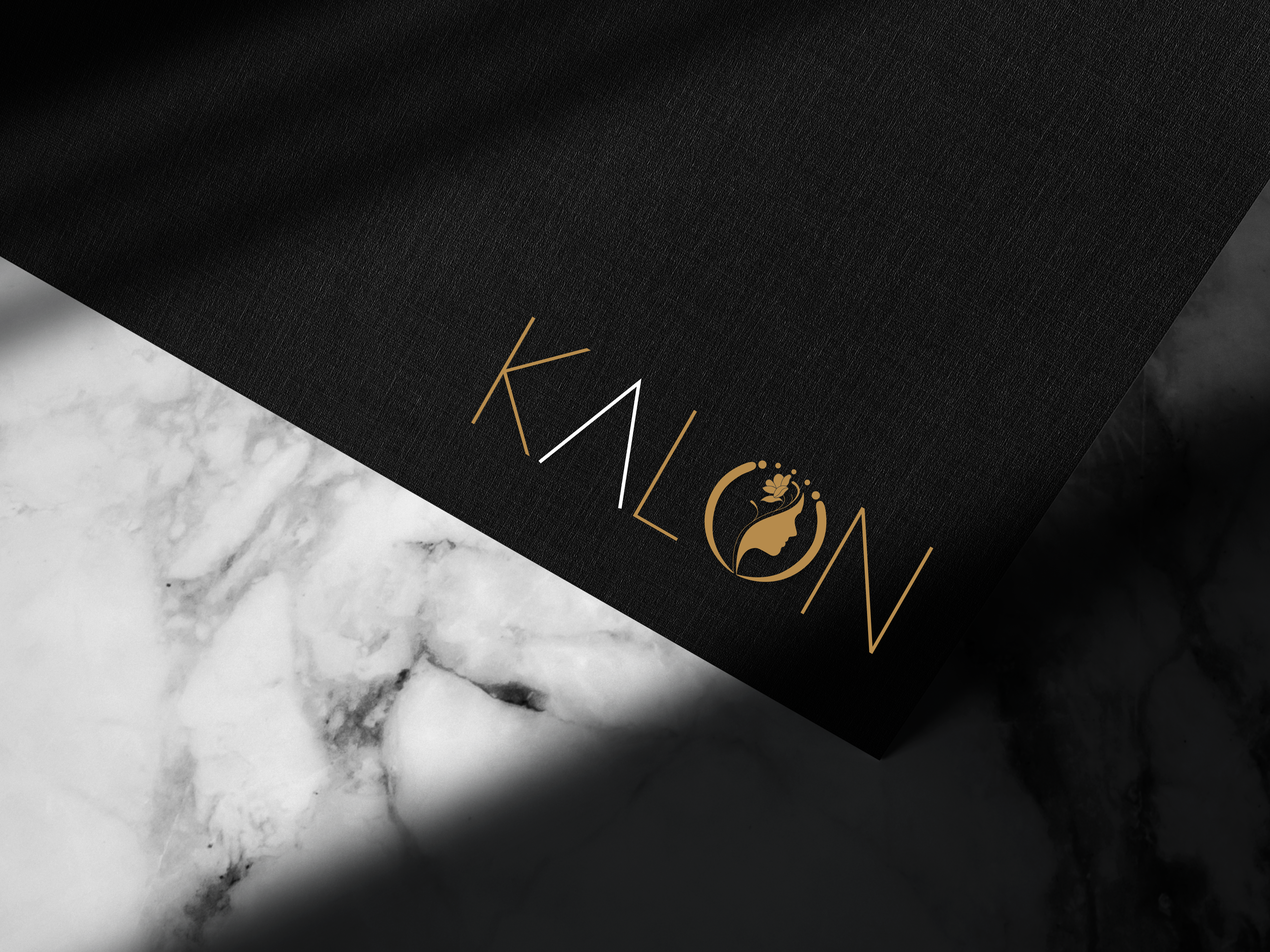 KALON -A BEAUTY APP LOGO DESIGN beauty beauty app beauty parlour app branding creative logo design graphic design illustrator kalon logo logo design parlour vector