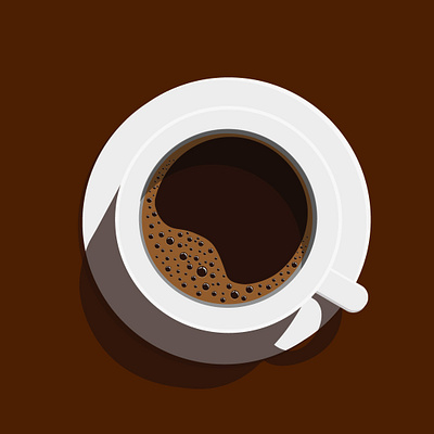 Coffee Design | Flat Illustration coffee design digitalart figma flat flatdesign illustration illustrator ui uiux vector vectorart