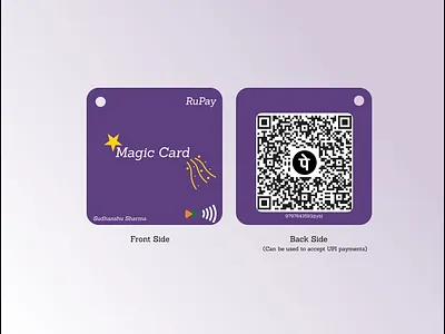 Magic Card Concept card concept figma nfc npci payment product rupay