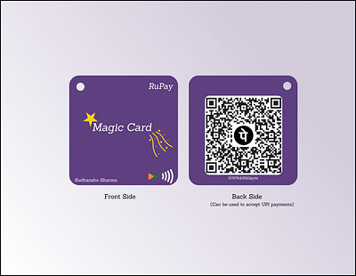 Magic Card Concept card concept figma nfc npci payment product rupay