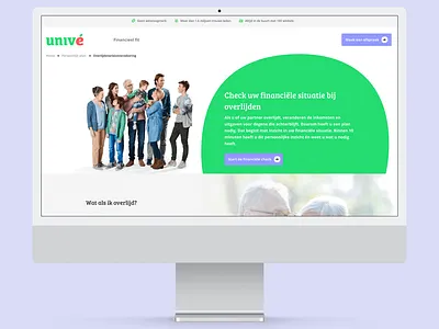 Univé - Digitale producten branding design graphic design ui ux visual design webdesign website