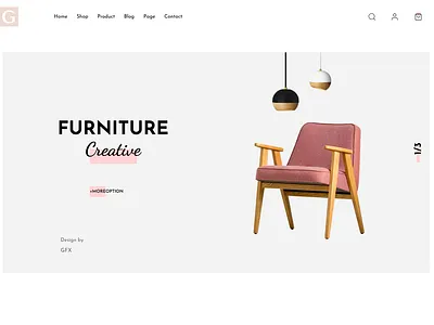 Furniture Web design furniture ui website
