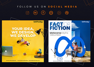 Social Media Creatives branding graphic design ui