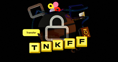 TNKFF visual experiments 3d animation bank brandidentity branding cgi design identity logo motion graphics