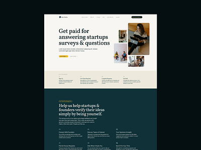 IdeaClarity branding design desktop green minimal saas service turqoise ui ux website