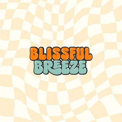 BLISSFUL BREEZE branding graphic design logo