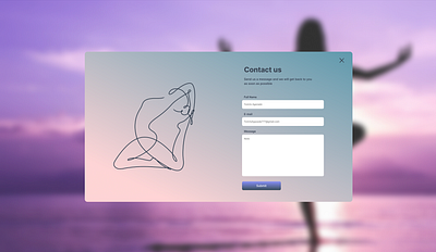 Contact us dailyui design desktop page illustration pop up ui uidesign ux website