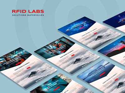 RFID Labs website v2 art direction graphic design ui ui design web web design