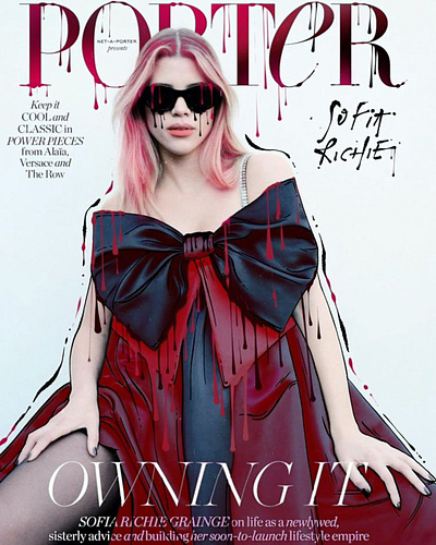 Porter Magazine Cover x Sofia Richie | Nomehas art director porter richie sofia sofía