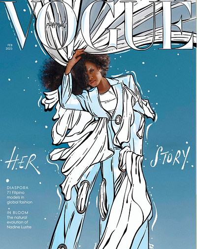 HER x Vogue Philippines | Magazine Cover | Nomehas art director her philippines vogue