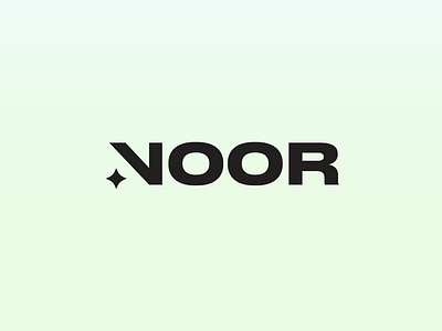 Noor 2d arabic branding cafe design graphic design light logo noor type typography vector