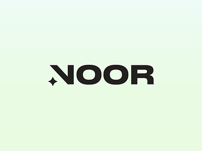 Noor 2d arabic branding cafe design graphic design light logo noor type typography vector