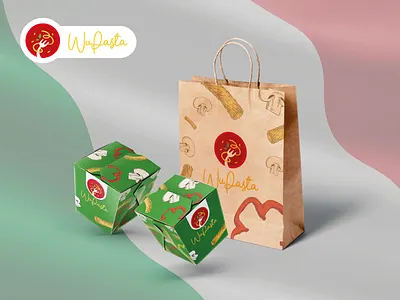 Restaurant packing branding graphic design packing
