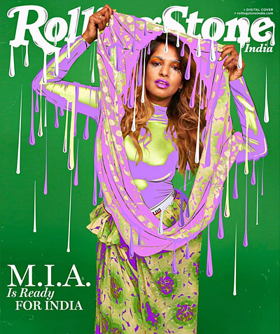 MIA x Rolling Stone India | Magazine Cover | Nomehas art director india matangi mia rolling stone