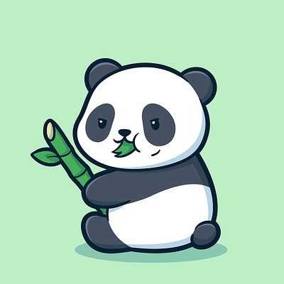 Adorable panda adorable animal animals cartoon character character illustrator cute animals cute panda illustration kawai panda panda illustration