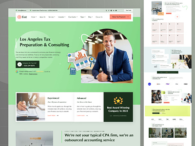 Fint - Tax & CPA Bookkeeping Services accounting bookkeeping cpa firm design trend 2024 envytheme finance finance consulting tax advisor tax audit uidesign uxdesign