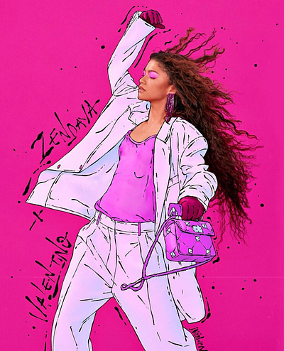 Zendaya x Valentino | Nomehas art director pink valentino zendaya