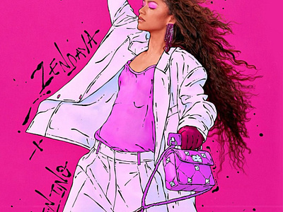 Zendaya x Valentino | Nomehas art director pink valentino zendaya