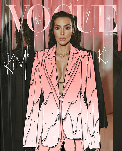 Kim Kardashian x Vogue Hong Kong | Nomehas art director hong kong kardashian kim pink vogue