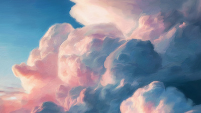 Clouds Digital Oil Painting adobe fresco cloud clouds digital oil painting digital painting dream dreamy illustration imagine nature oil painting painting sky