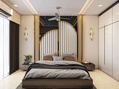 Peaceful Bedroom Design 3d 3d art 3d artist 3d modeling 3d visualiser 3d visualization design