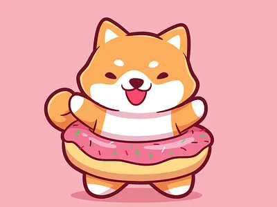 Adorable Shiba Inu kawaii shiba inu shiba inu cartoon