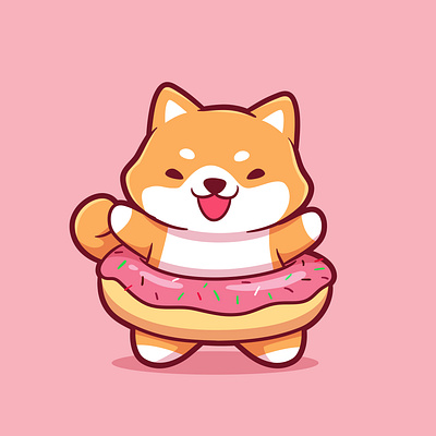 Adorable Shiba Inu kawaii shiba inu shiba inu cartoon