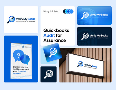 Verify My Books - Logo Design For Verify My Books graphic design logo logo design ui ui design uiux