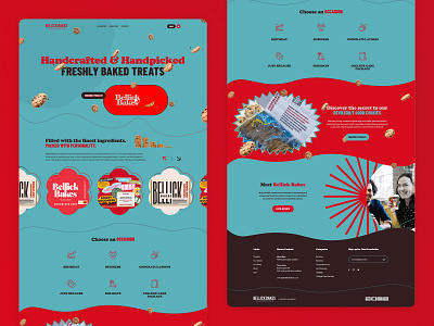 Bellick Bakes V2 - Website landing page design ui design uiux ux design website design website development wordpress wordpress design wp design